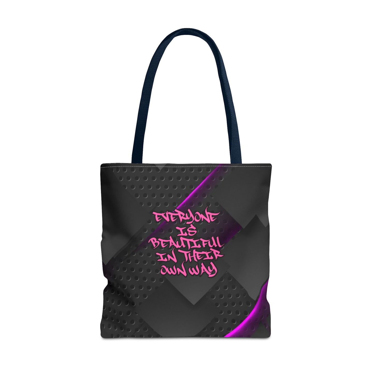 Everyone Is Beautiful In Their Own Way - Large Matching Tote Bag - Bold Beauty. Bright Message.