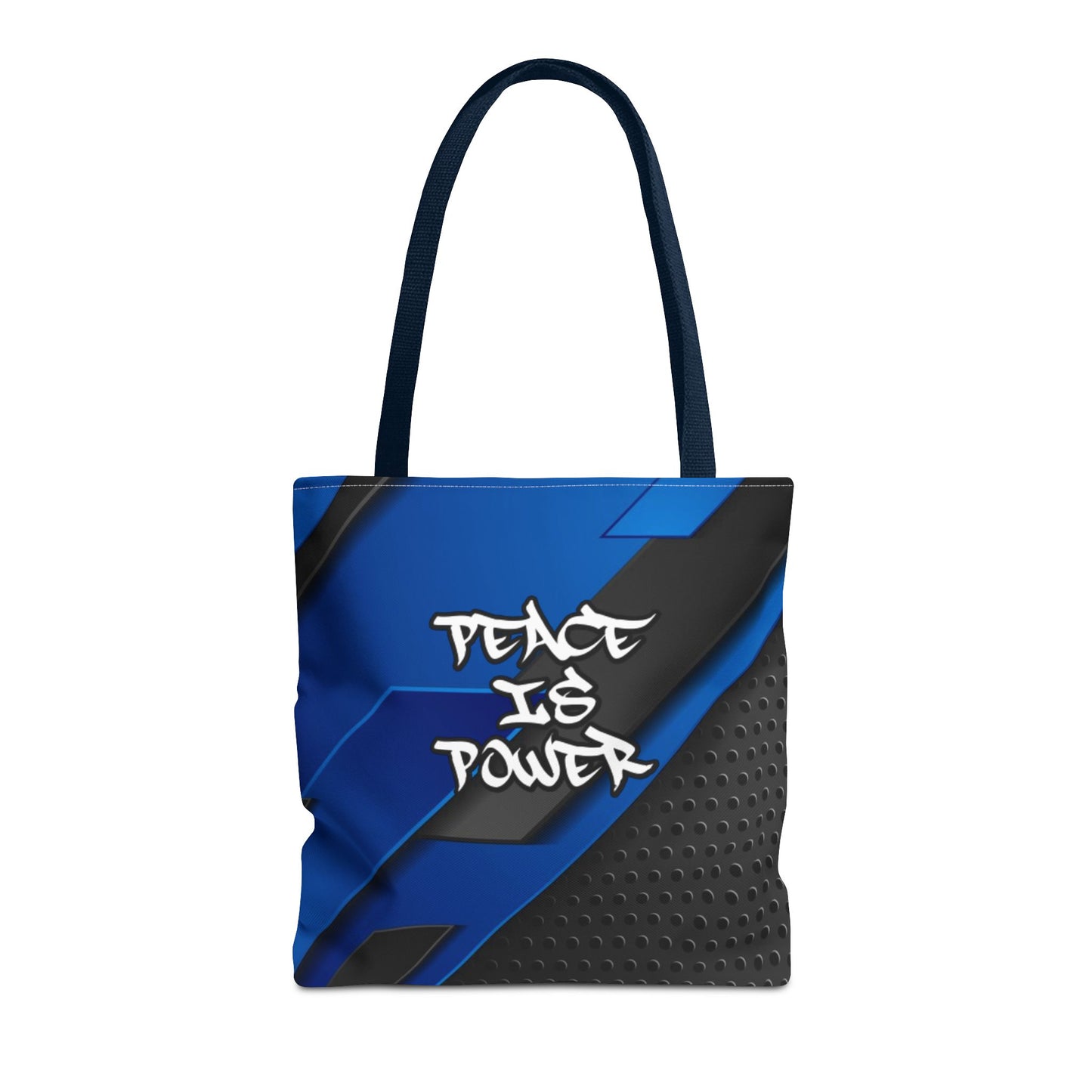 Peace Is Power - Medium Matching Tote Bag - Calm, Cosmic, and Strong