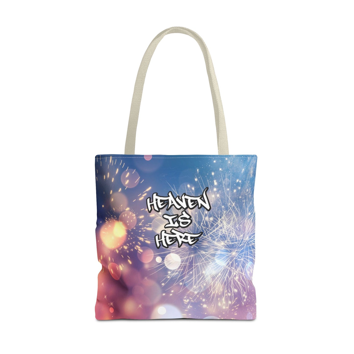 Heaven’s Here - Large Matching Tote Bag - Carry a Little Light Everywhere You Go