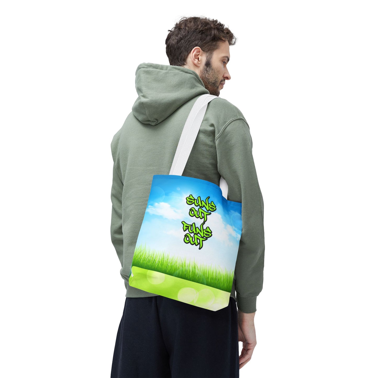 Suns Out, Funs Out - Small Matching Tote Bag - Bright Days. Big Energy.