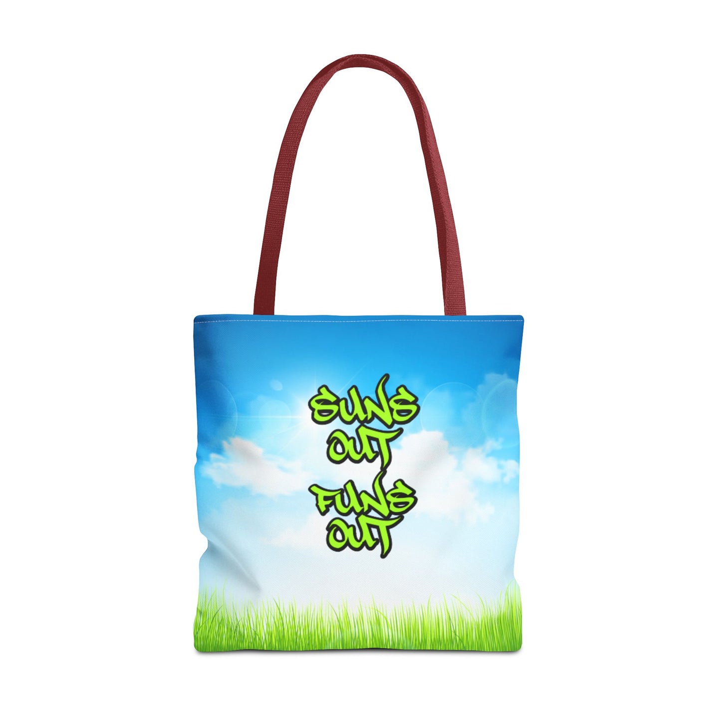 Suns Out, Funs Out - Large Matching Tote Bag - Bright Days. Big Energy.