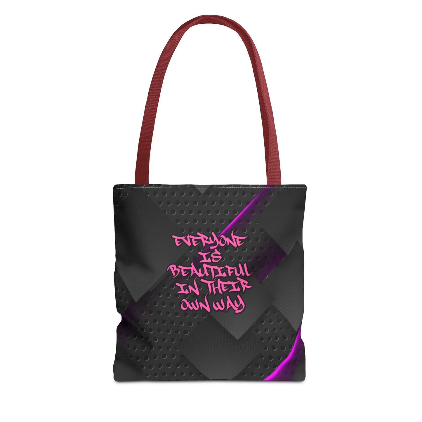 Everyone Is Beautiful In Their Own Way - Small Matching Tote Bag - Bold Beauty. Bright Message.