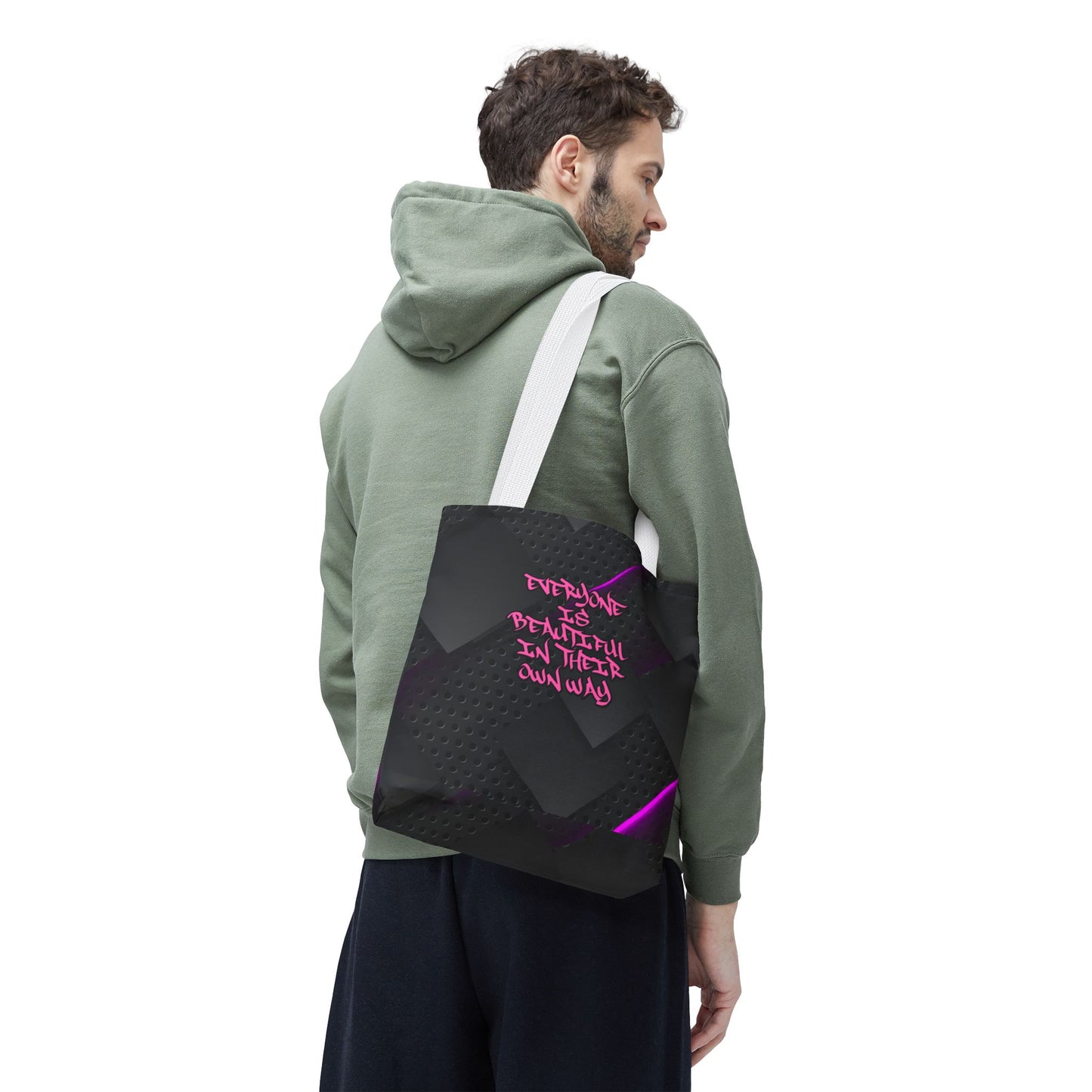 Everyone Is Beautiful In Their Own Way - Small Matching Tote Bag - Bold Beauty. Bright Message.