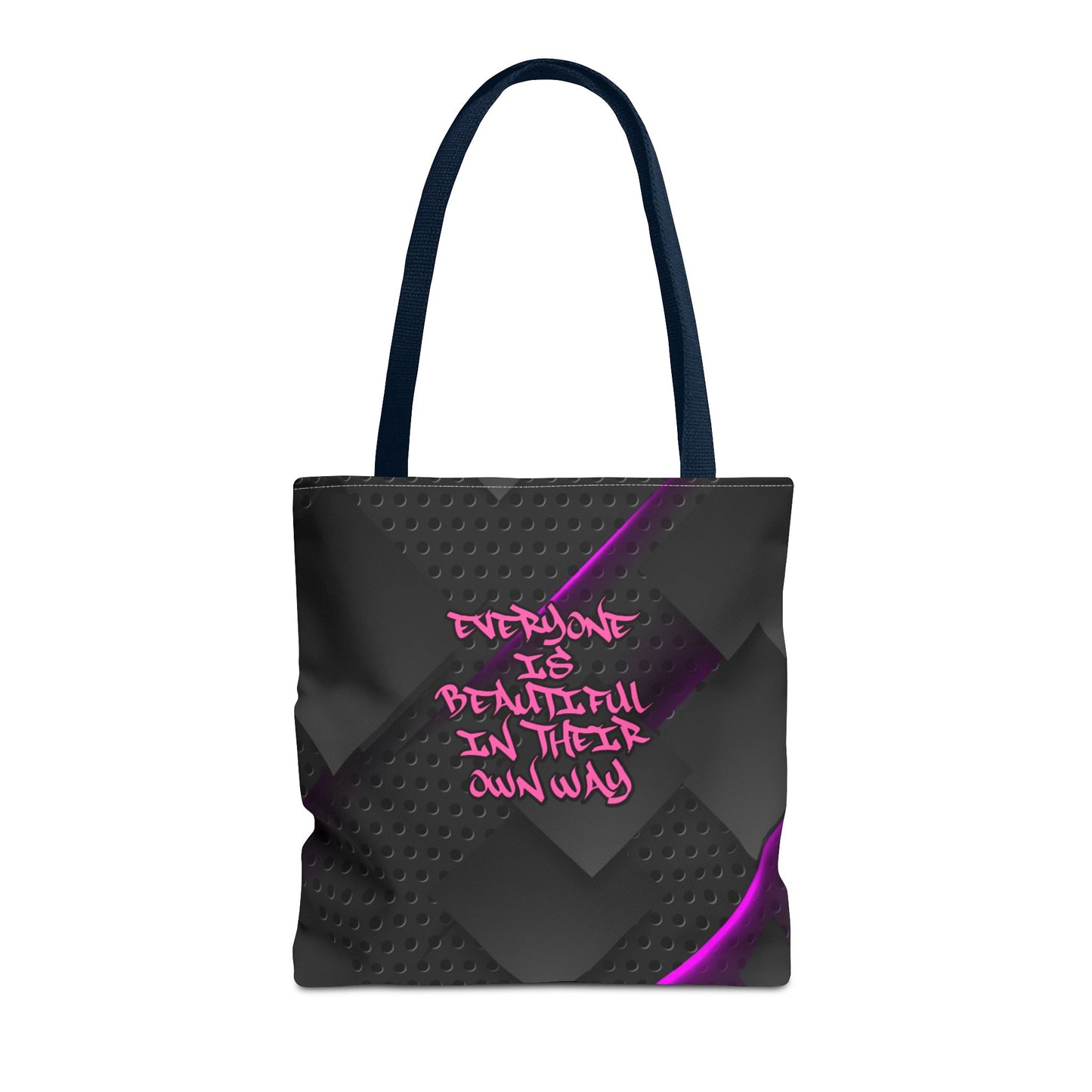 Everyone Is Beautiful In Their Own Way - Medium Matching Tote Bag - Bold Beauty. Bright Message.