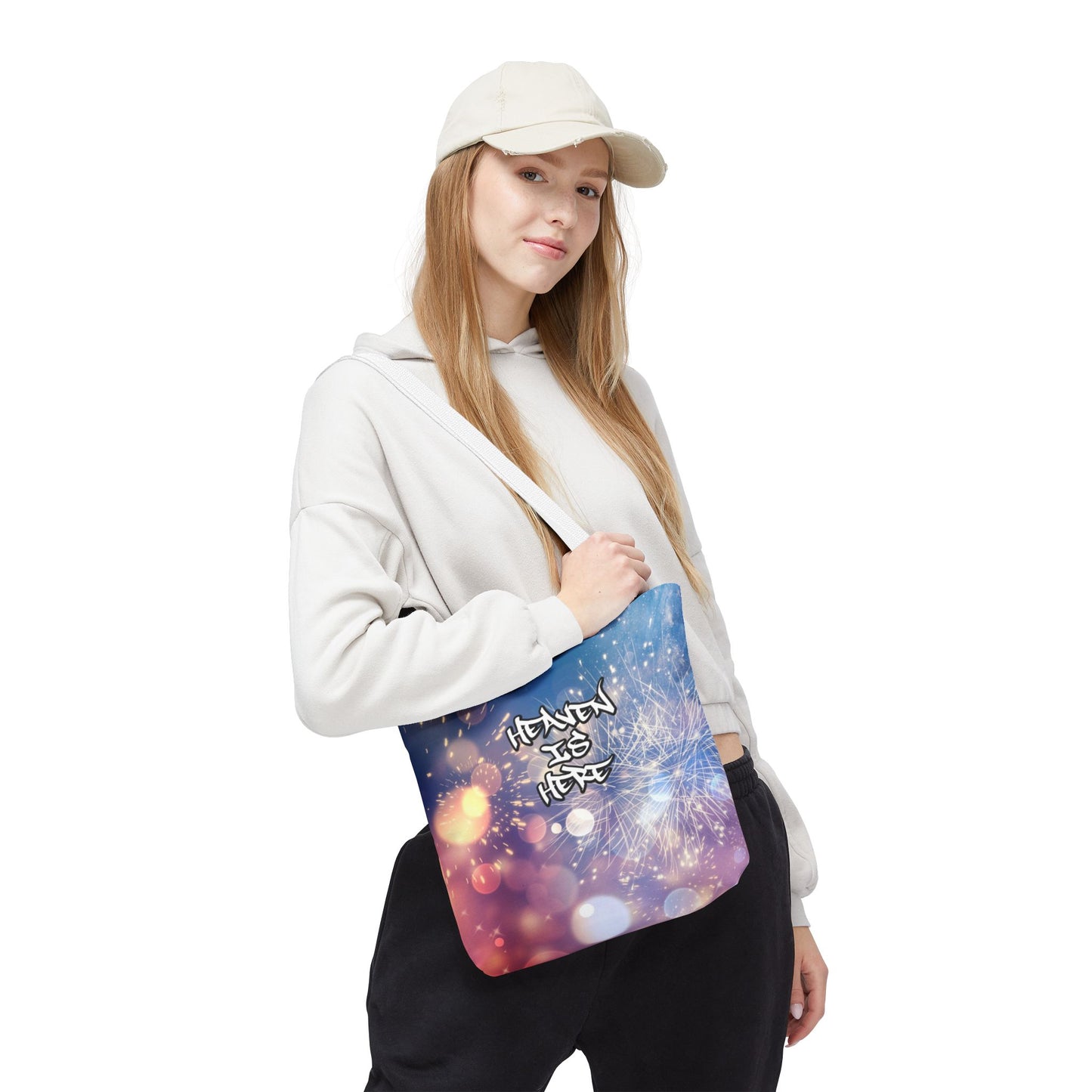 Heaven’s Here - Small Matching Tote Bag - Carry a Little Light Everywhere You Go
