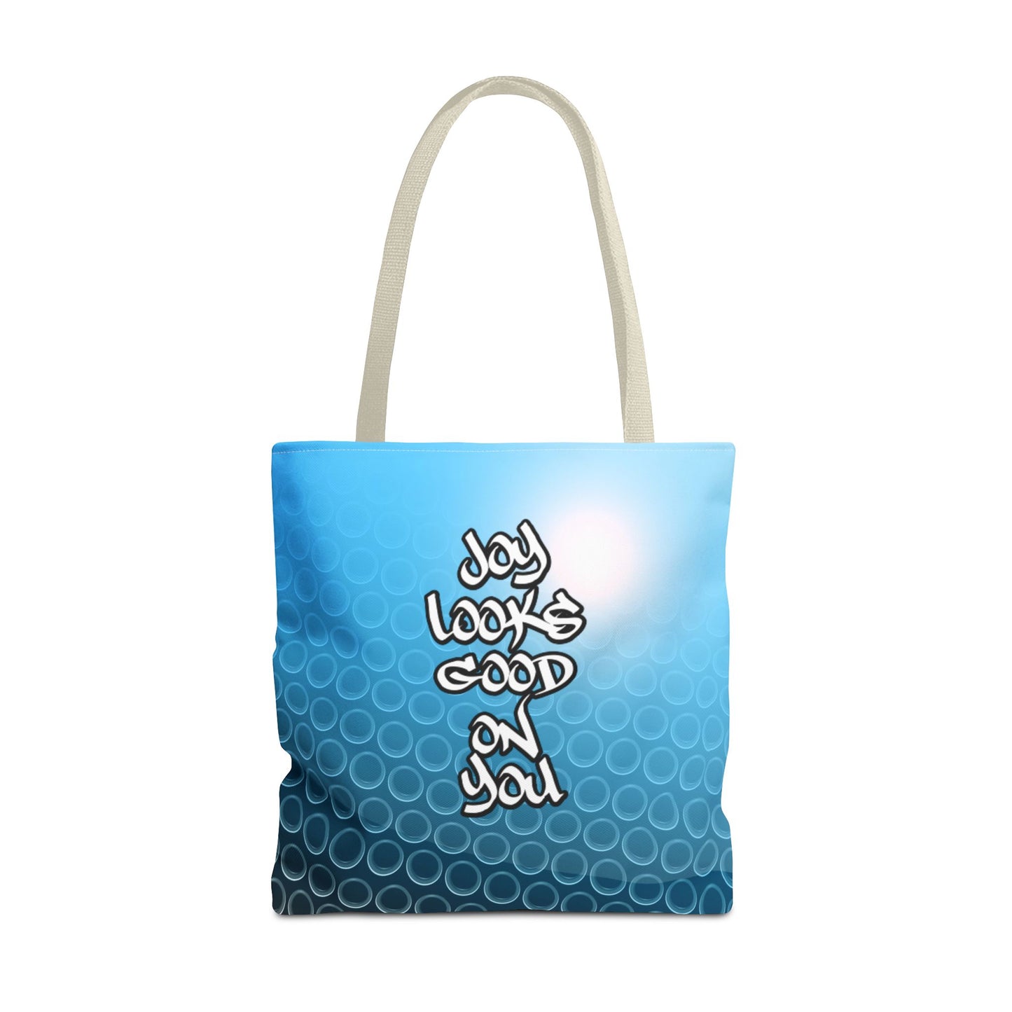 Joy Looks Good on You - Large Matching Tote Bag - Bright, Bold, and Built to Shine