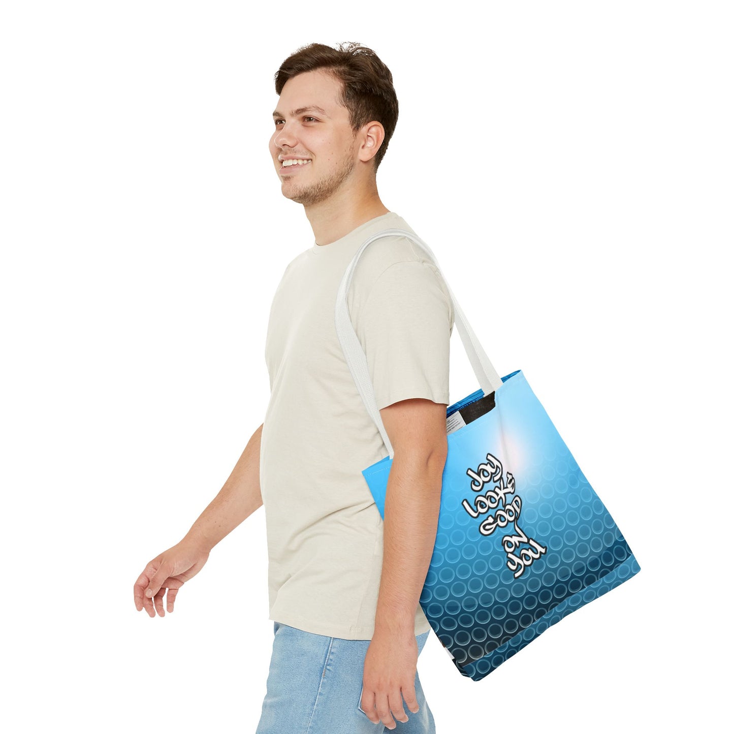 Joy Looks Good on You - Medium Matching Tote Bag - Bright, Bold, and Built to Shine