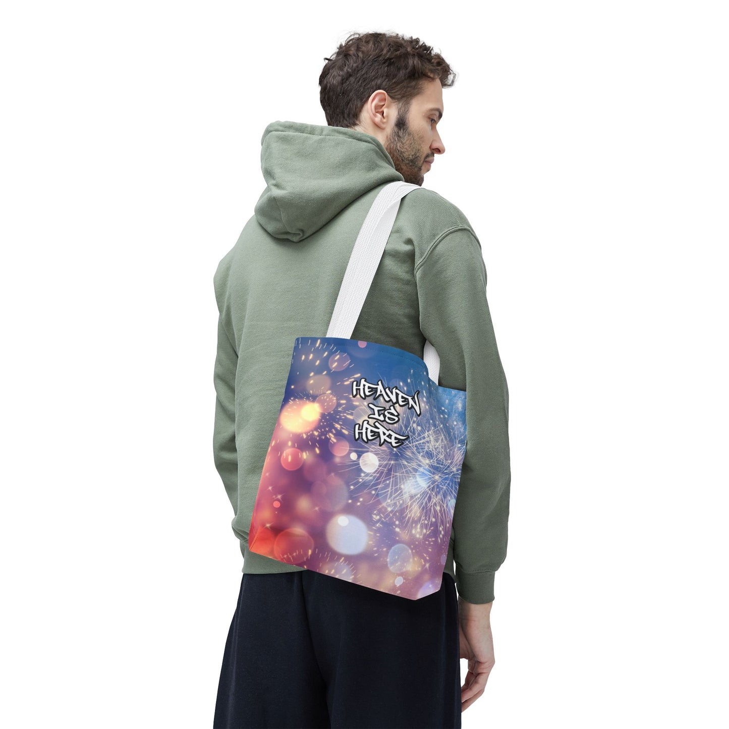 Heaven’s Here - Small Matching Tote Bag - Carry a Little Light Everywhere You Go