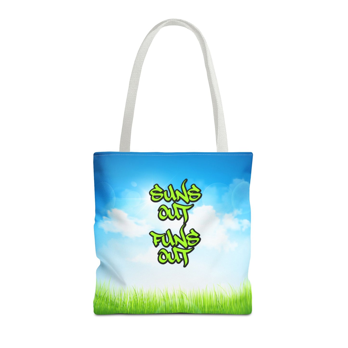 Suns Out, Funs Out - Medium Matching Tote Bag - Bright Days. Big Energy.