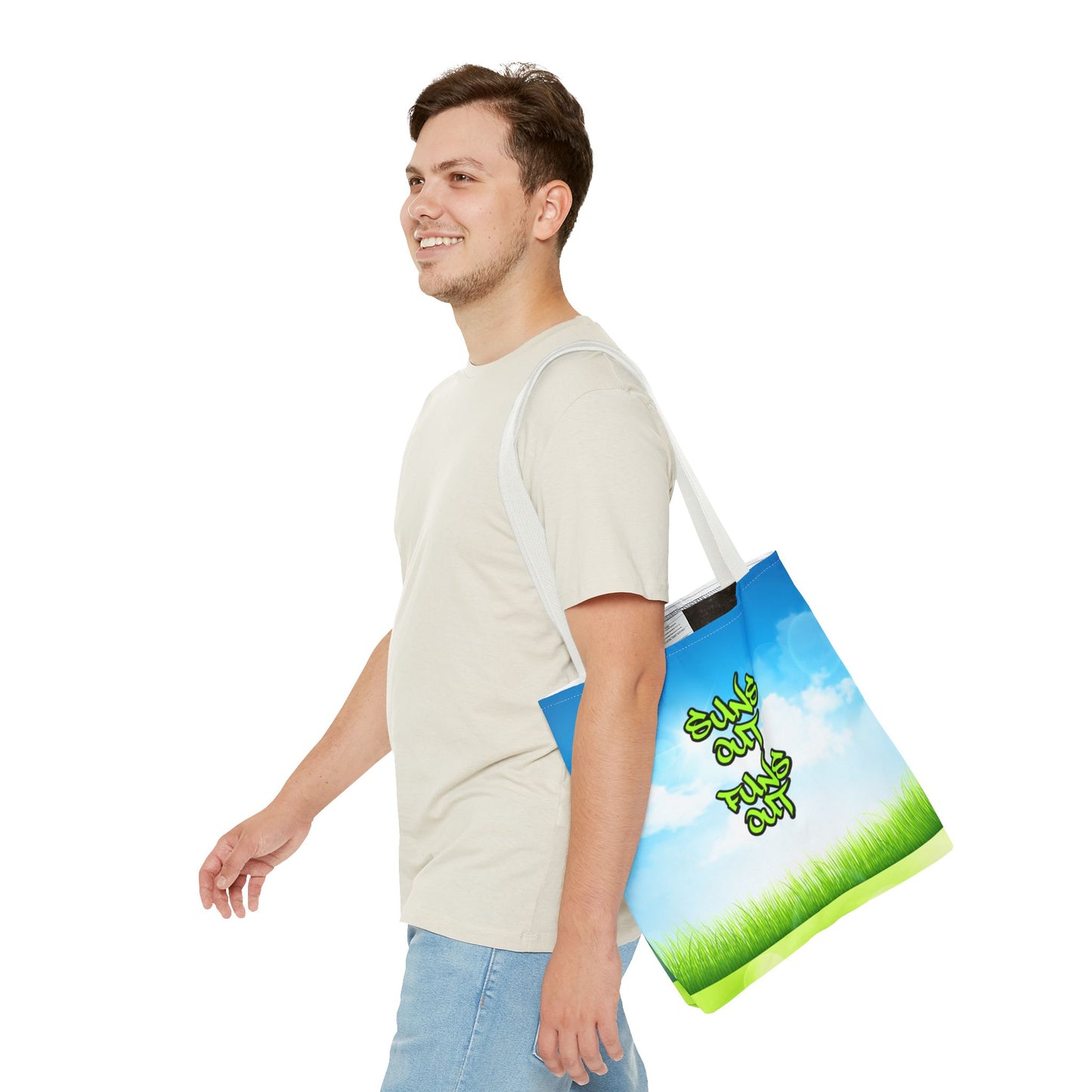 Suns Out, Funs Out - Medium Matching Tote Bag - Bright Days. Big Energy.