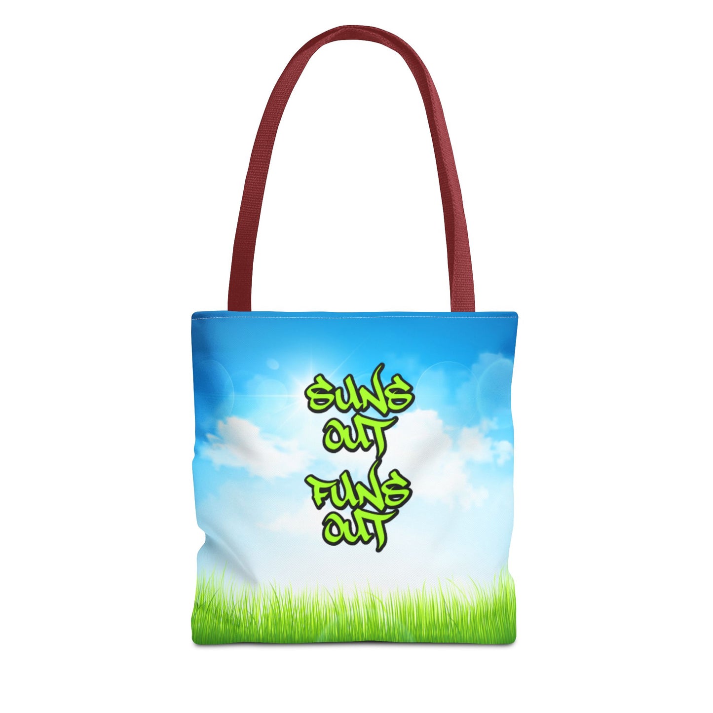 Suns Out, Funs Out - Small Matching Tote Bag - Bright Days. Big Energy.