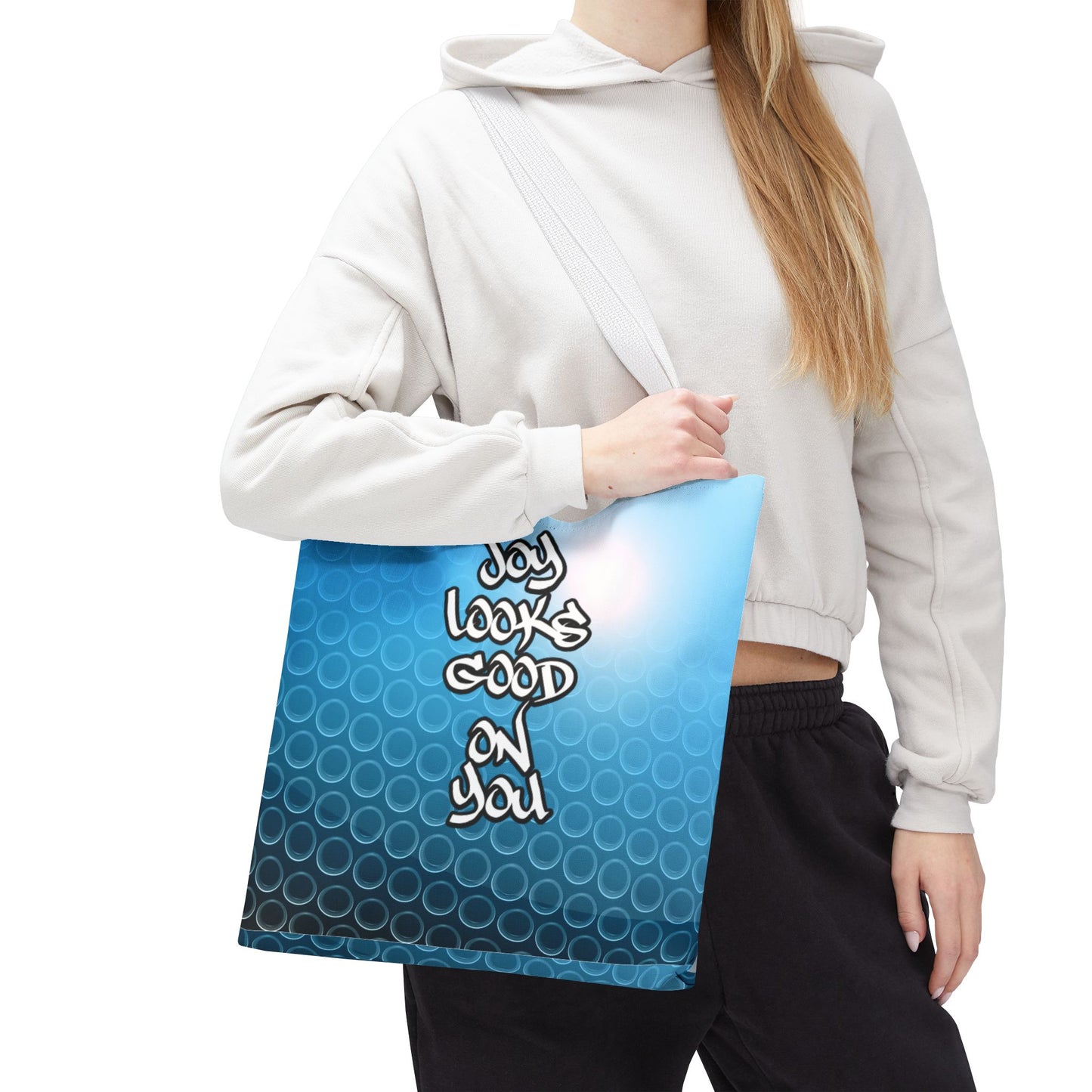 Joy Looks Good on You - Medium Matching Tote Bag - Bright, Bold, and Built to Shine