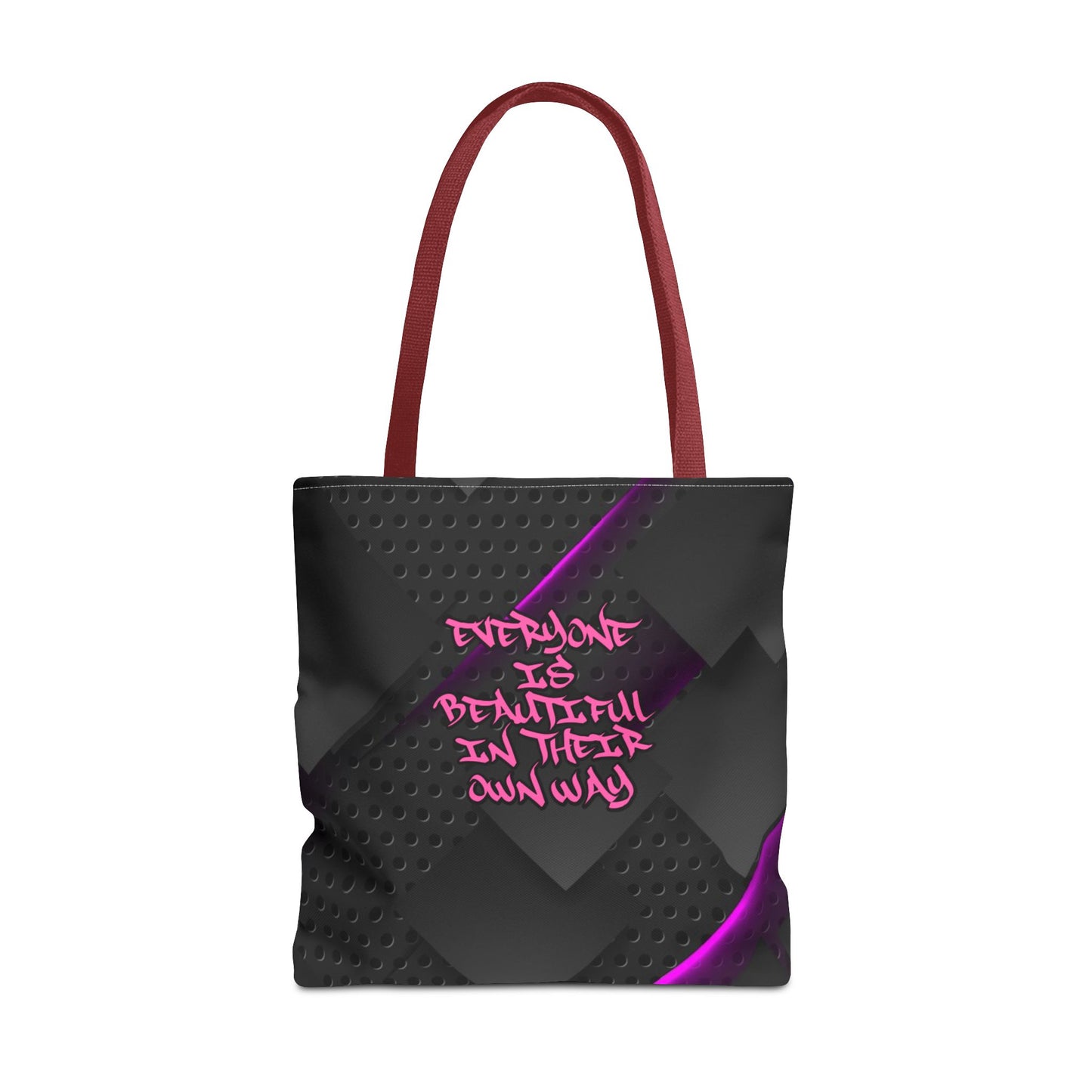 Everyone Is Beautiful In Their Own Way - Large Matching Tote Bag - Bold Beauty. Bright Message.