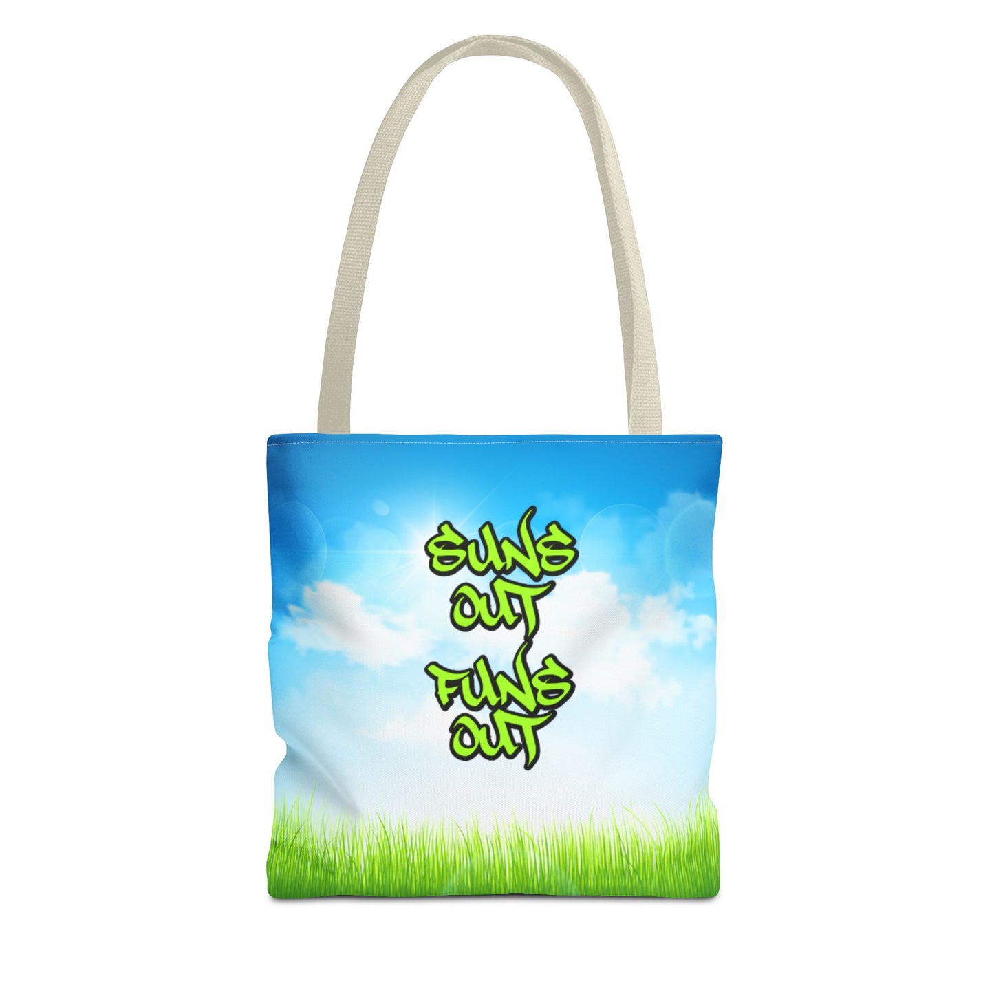 Suns Out, Funs Out - Small Matching Tote Bag - Bright Days. Big Energy.