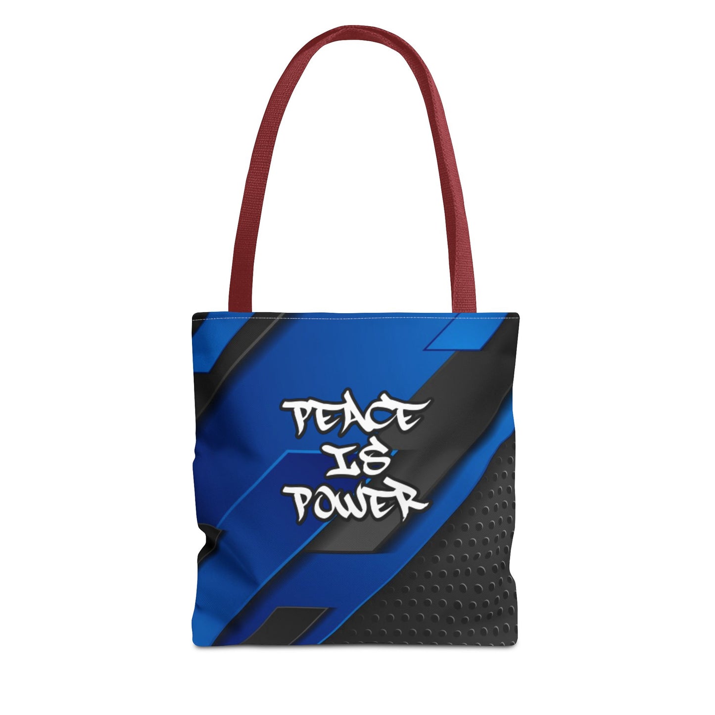Peace Is Power - Small Matching Tote Bag - Calm, Cosmic, and Strong