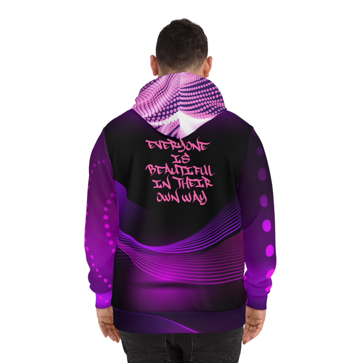 Everyone Is Beautiful Hoodie – Purple & Black