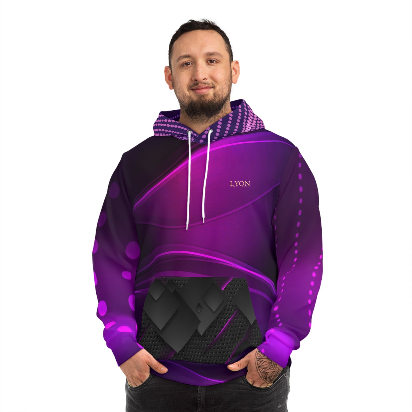 Everyone Is Beautiful Hoodie – Purple & Black