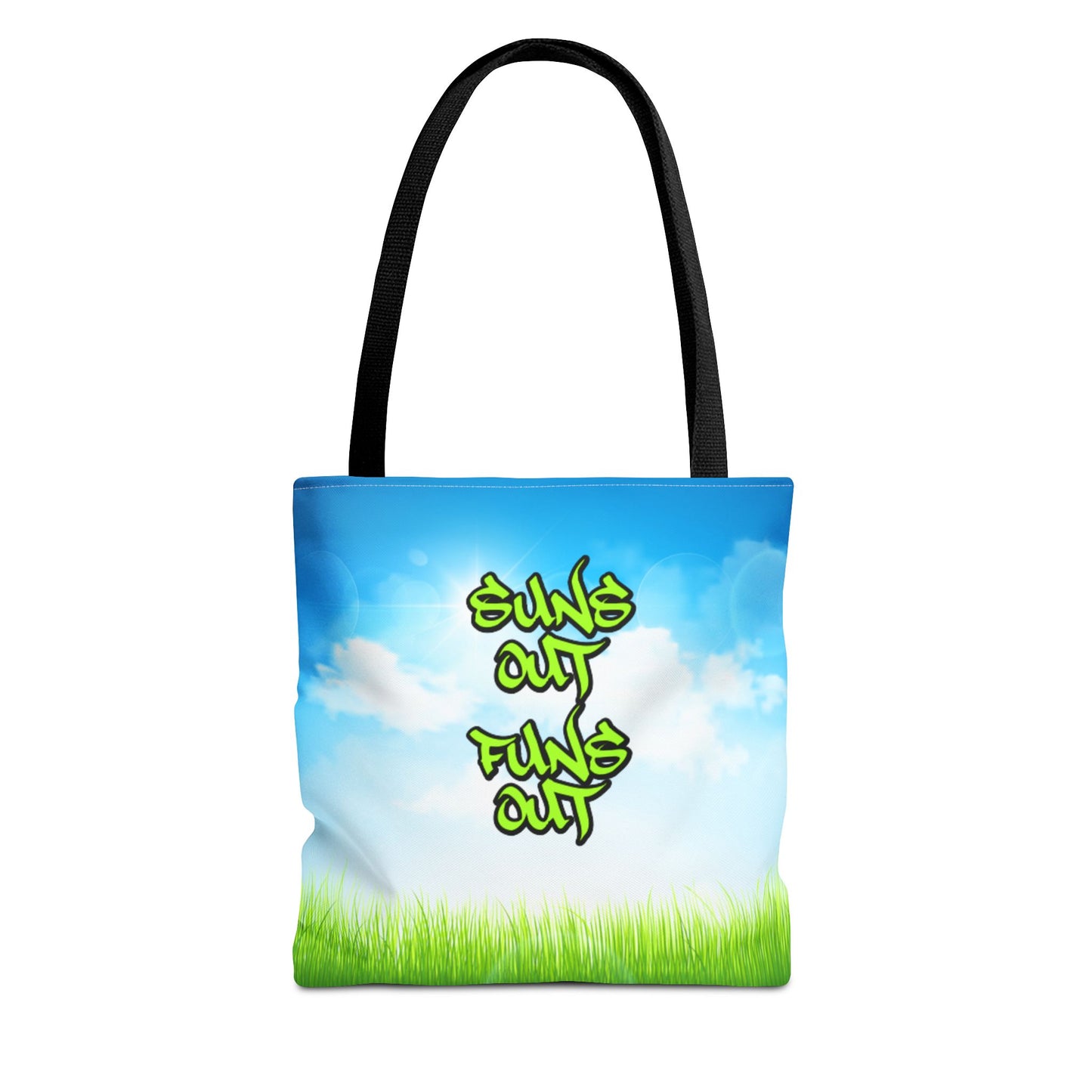 Suns Out, Funs Out - Small Matching Tote Bag - Bright Days. Big Energy.