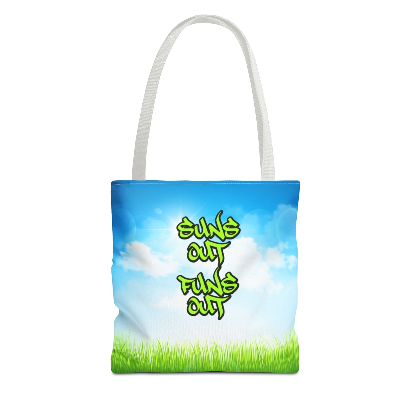 Suns Out, Funs Out - Small Matching Tote Bag - Bright Days. Big Energy.