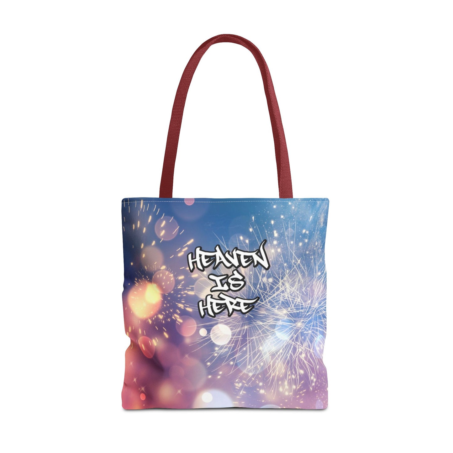 Heaven’s Here - Large Matching Tote Bag - Carry a Little Light Everywhere You Go