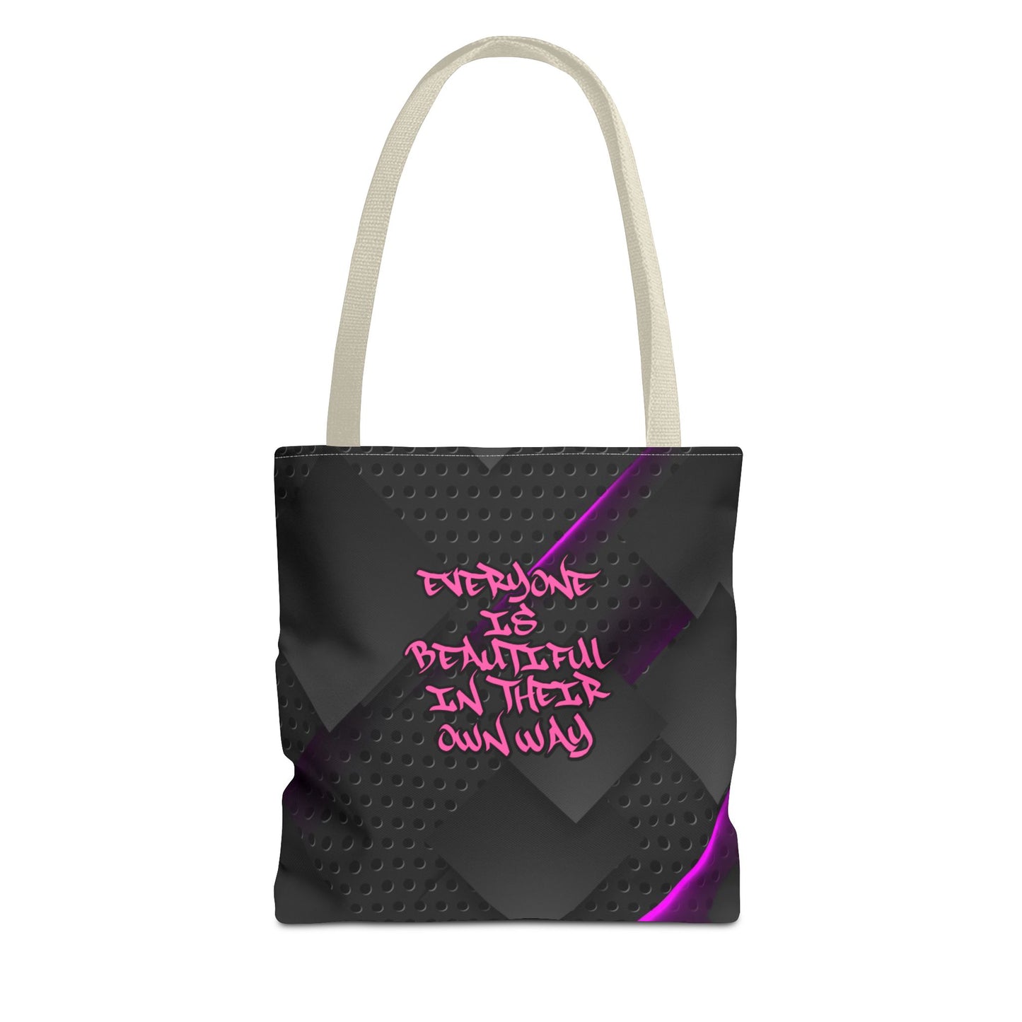 Everyone Is Beautiful In Their Own Way - Small Matching Tote Bag - Bold Beauty. Bright Message.