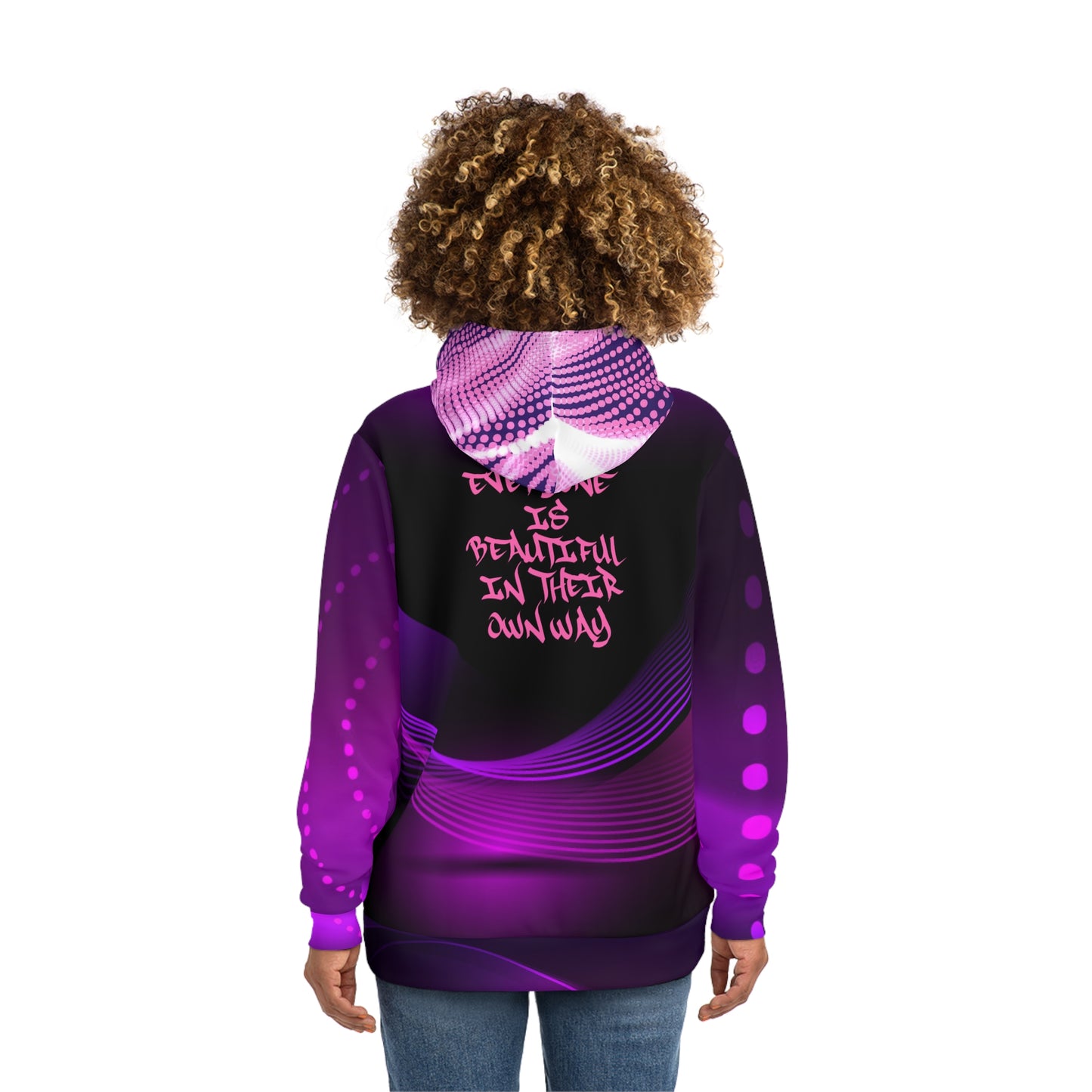 Everyone Is Beautiful Hoodie – Purple & Black