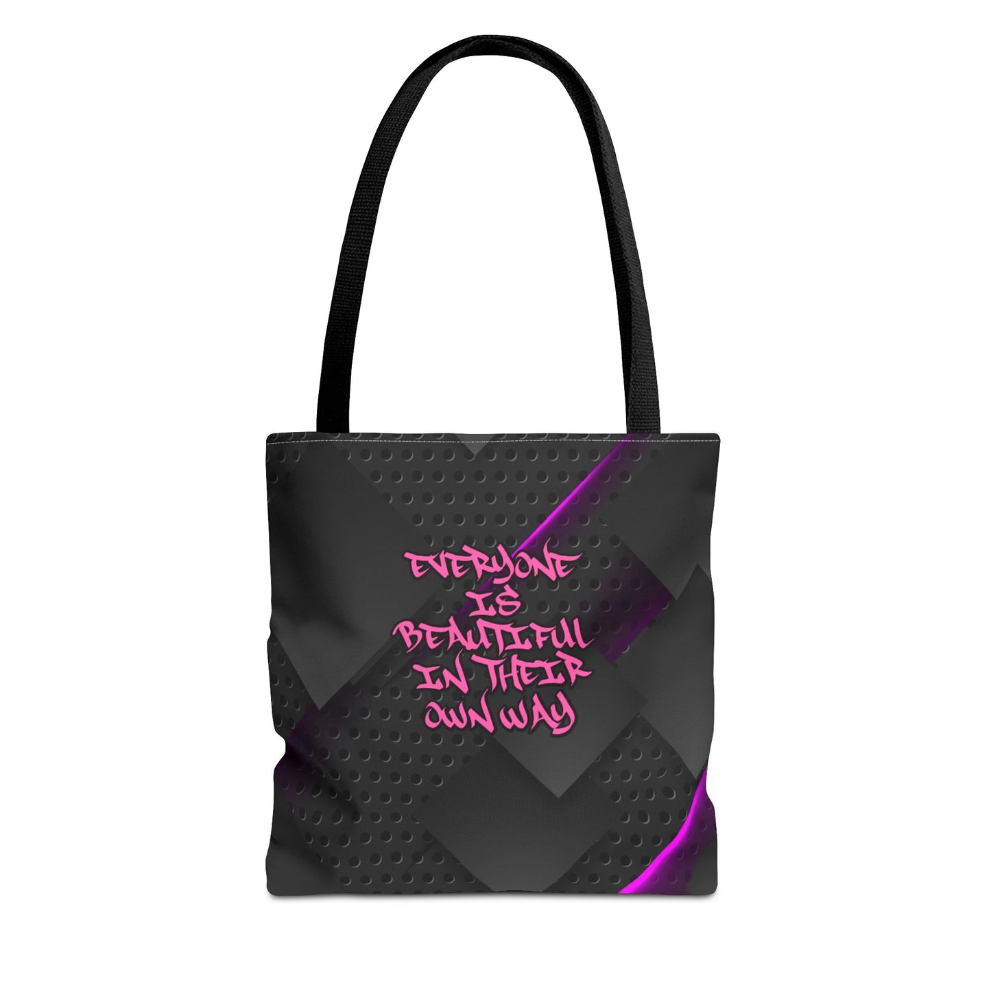 Everyone Is Beautiful In Their Own Way - Small Matching Tote Bag - Bold Beauty. Bright Message.