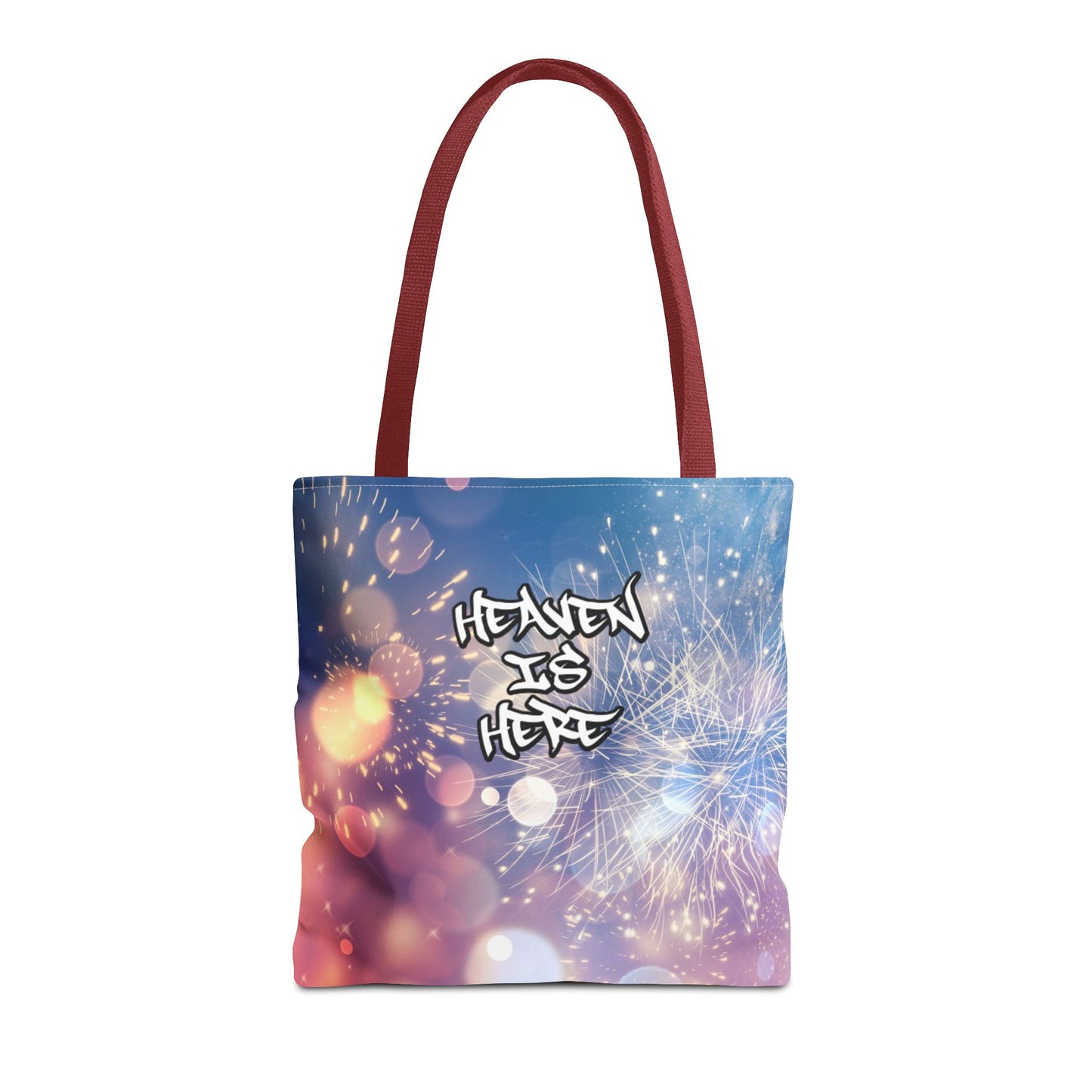 Heaven’s Here - Medium Matching Tote Bag - Carry a Little Light Everywhere You Go