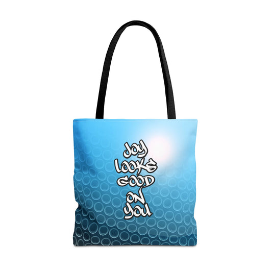 Joy Looks Good on You - Large Matching Tote Bag - Bright, Bold, and Built to Shine