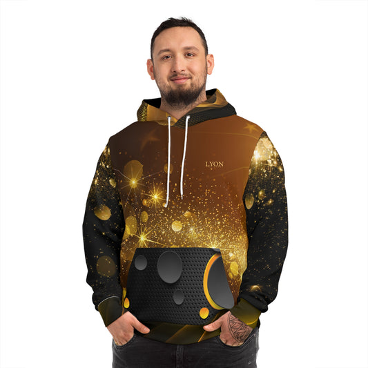 We Shine in the Dark Hoodie – Black, Yellow & Starry Magic