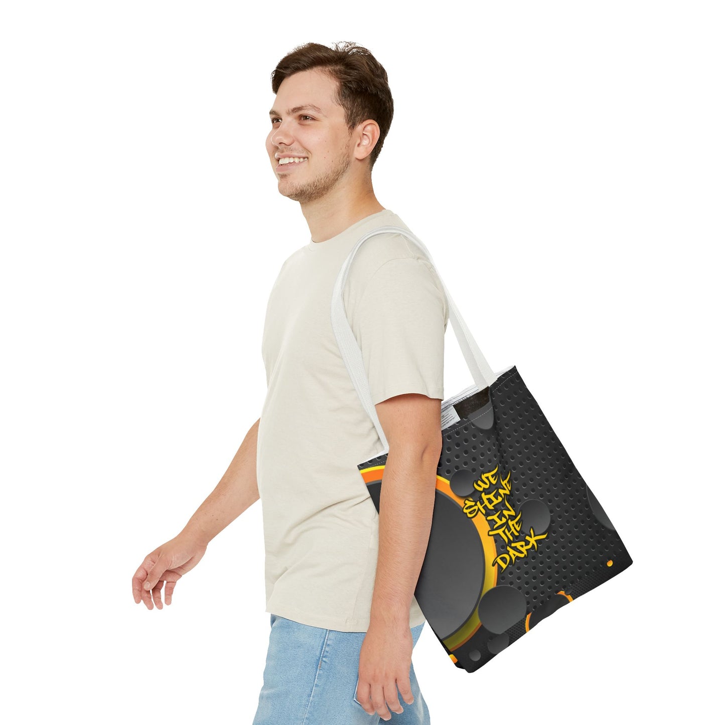We Shine in the Dark - Medium Matching Tote Bag - Bold Light, Carried Bright