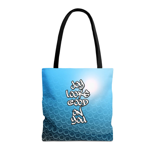Joy Looks Good on You - Medium Matching Tote Bag - Bright, Bold, and Built to Shine